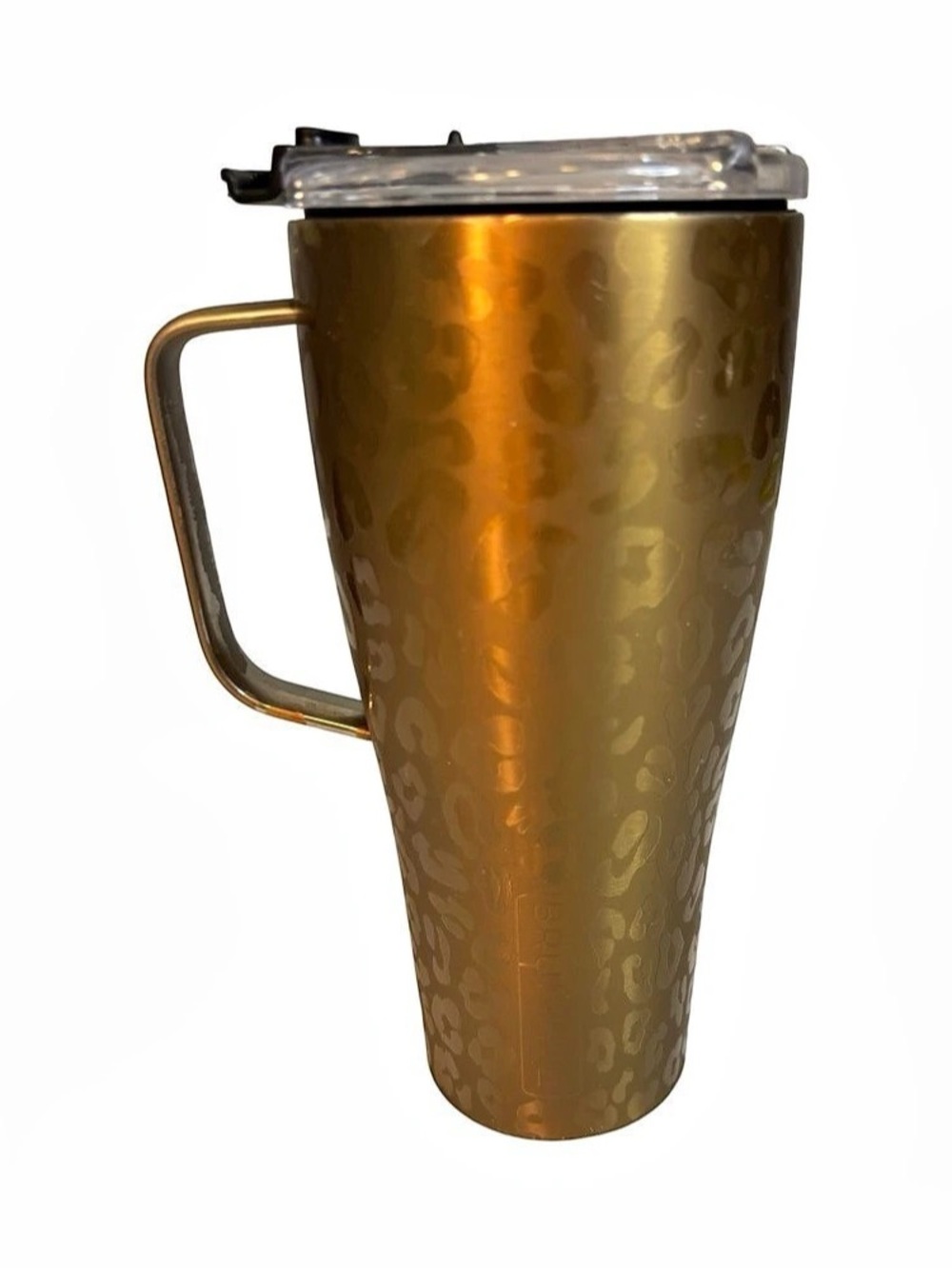 BruMate Toddy XL 32 oz Tumbler Animal Print Collection - Gold Leopard